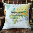 Search for world map cushions Adventure