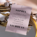 Search for pale pink wedding invitations Simple