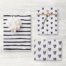 Search for black heart wrapping paper Geometric