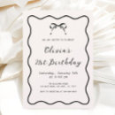 Search for twenty third birthday invitations Black and white