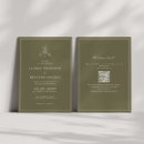 Search for olive leaf wedding invitations Qr code
