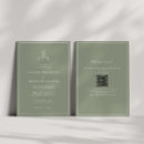 Search for green leaf wedding invitations Calligraphy