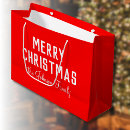 Search for elegant red christmas gift bags Handwritten script