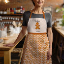 Search for gingerbread man aprons Festive