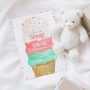 Search for watercolor ice cream birthday invitations Pink
