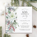 Search for holiday 60th birthday invitations Winter