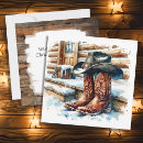 Search for cowboy boots christmas cards Rustic