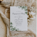 Search for leaves engagement party invitations Rustic