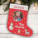 Search for gingerbread man christmas stockings Red