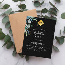 Search for black capped invitations High school college university