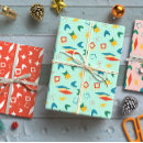 Search for 1950s christmas wrapping paper Atomic