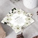 Search for winter floral bridal shower invitations Watercolor