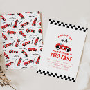 Search for growing up two fast birthday invitations Racing