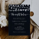 Search for string of lights rehearsal dinner invitations For her