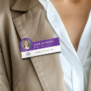 Search for purple name tags Logo