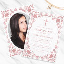 Search for rose confirmation invitations Christian