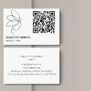 Search for linear business cards Black