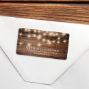 Search for rustic lace wedding return address labels Wood