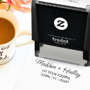 Search for real estate rubber stamps Stylish trendy couple