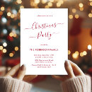 Search for red christmas invitations Classic