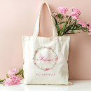 Search for flower monogram bags Bridesmaid