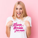Search for hot pink tshirts Bridesmaid
