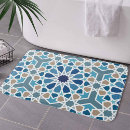 Search for moroccan tile bath mats Geometric