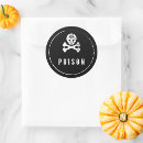 Search for halloween poison stickers Skeleton