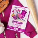 Search for pink baseball invitations Girls