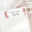 Search for love return address labels Watercolor