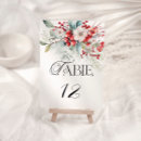 Search for christmas table cards Red and green