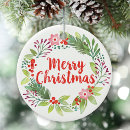 Search for wreath christmas tree decorations Floral