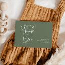 Search for dark green thank you cards Boho