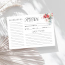 Search for christmas with recipe cards Bridal shower