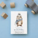 Search for otter birthday invitations Blue