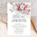 Search for christmas bridal shower wedding stationery Red and green