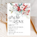 Search for winter floral bridal shower invitations Evergreen