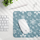Search for snowflakes mouse mats Ice