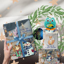Search for magical christmas wrapping paper Whimsical