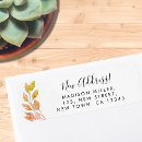 Search for rust return address labels Watercolor