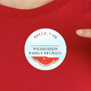 Search for hello my name is stickers Family reunion