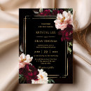 Search for rose gold and burgundy wedding invitations Couple