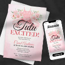 Search for tutu cute invitations Floral