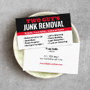 Search for waste removal business cards Trash