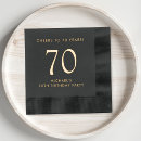 Search for 70th birthday napkins Chic