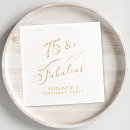 Search for 75th birthday napkins Seventy five