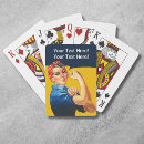 Search for feminist playing cards Retro