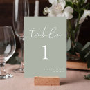 Search for eucalyptus table cards Green and white