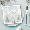 Search for winter wonderland napkins Watercolor