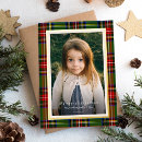 Search for green plaid christmas cards One photo